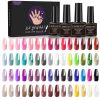 Limegirl Gel Nail Polish Set 60/40/24Colors Semi Permanent UV Led Gel Varnish Soak Off Nail Lacquers Base Top Coat - ZH240-3