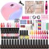 Nail Set Gel Nail Polish Set With UV LED Lamp Dryer Semi Permanent Gel Varnish Set Professional Nail Art Tools Kit Manicure Set - ZH282-5