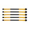 Double Head Makeup Brush Eye Shadow Stick Eye Shadow Brush Single Beauty Makeup Brush 5PCS - Golden