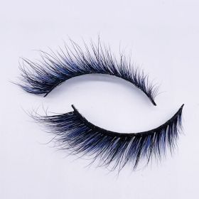 Newly Colorful Eyelashes Soft Mink Lashes Winged Thick Eyelash Handmade Curly Lashes Natural Long Lash For Eyelash Extension - M289-B