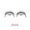 1Pair Glue-free False Eyelashes Wispy Natural Lashes Long Eyelash Self-adhesive Lash Extension Reusable Handmade Lash For Makeup - ZD22