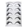 New 5Pairs High Quality Faux Eyelashes Handmade 3D Winged Natural Long Lashes Soft Cat Eye Fake Eyelash For Eye Makeup Wholesale - ZY19978-X160