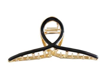 Hair Claw Clip, Elegant Metal Claw Clip, Large Jaw Clip Hair Clamp [J] - ST-BEA11057981-EMMA03747