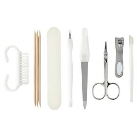 Equate Beauty Deluxe Nail Manicure Tool Kit, Adult, 8 Pieces - Equate