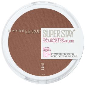 Maybelline Super Stay Powder Foundation Makeup, Full Coverage, 375 Java, 0.21 oz - Maybelline