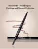 Dual-ended eyebrow pencil - Deep coffee