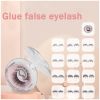 1Pair Glue-free False Eyelashes Wispy Natural Lashes Long Eyelash Self-adhesive Lash Extension Reusable Handmade Lash For Makeup - FZ1-24