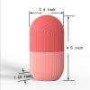 Ice Mold for Face, Ice Roller for Face & Eye, Beauty Facial Ice Rollers Ice Holder Mold - Pink