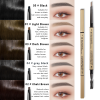 Small gold bar Shangku double eyebrow pencil - 02# Khaki Brown