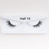 1Pair Mink Half Lashes Soft Thick Eye End Lengthening Faux Eyelashes Natural Long Handmade Eyelash Cross Curl 3D Lash For Makeup - 12