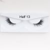 1Pair Mink Half Lashes Soft Thick Eye End Lengthening Faux Eyelashes Natural Long Handmade Eyelash Cross Curl 3D Lash For Makeup - 12