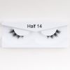 1Pair Mink Half Lashes Soft Thick Eye End Lengthening Faux Eyelashes Natural Long Handmade Eyelash Cross Curl 3D Lash For Makeup - 07