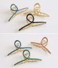 Hair Claw Clip, Elegant Metal Claw Clip, Large Jaw Clip Hair Clamp [J] - ST-BEA11057981-EMMA03747