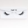 1Pair Mink Half Lashes Soft Thick Eye End Lengthening Faux Eyelashes Natural Long Handmade Eyelash Cross Curl 3D Lash For Makeup - 09