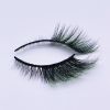 Newly Colorful Eyelashes Soft Mink Lashes Winged Thick Eyelash Handmade Curly Lashes Natural Long Lash For Eyelash Extension - M160-Z