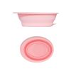 Silicone Washing Pad Makeup Brush Cleaning Cup Folding Bowl Large Beauty Tools Makeup Brush Cleaning Pad - Pink